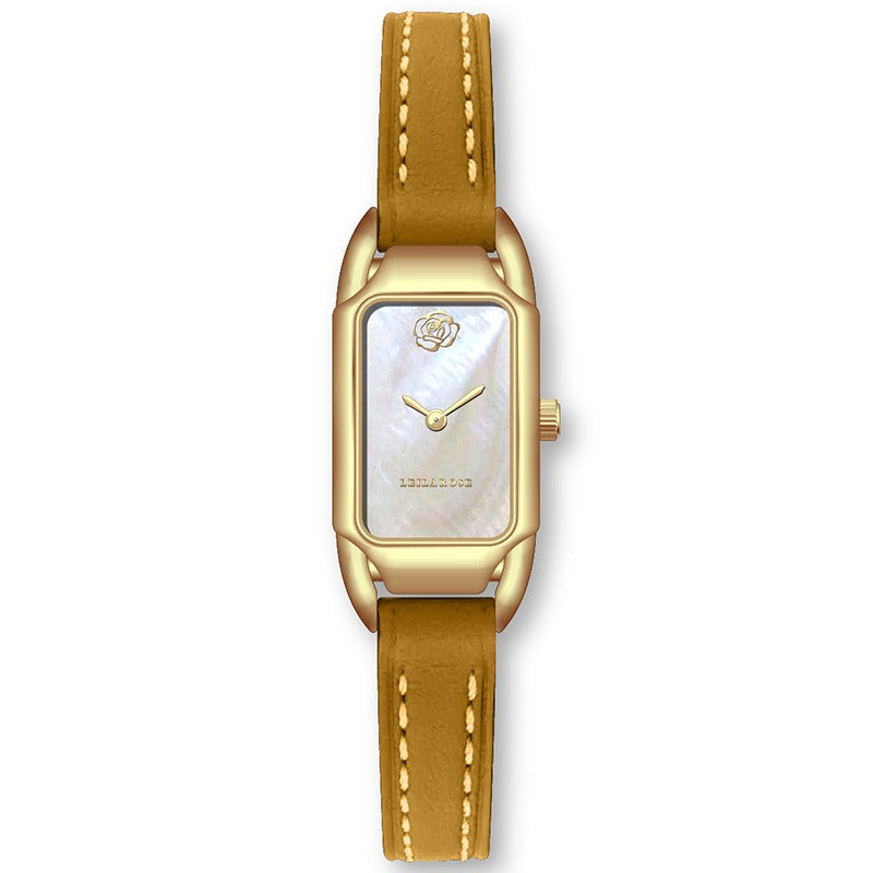 Women's Watch Brand Counter Brand Authentic Fashion Small Square Core Women's Watch Quartz Watch Popular